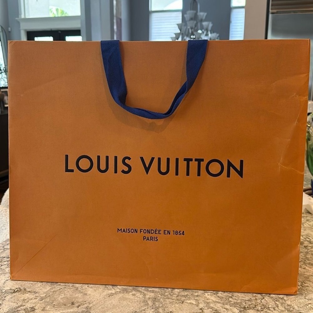 Authentic Louis Vuitton Shopping Bag -
19" x 16" x 9" - Spacious and Stylish